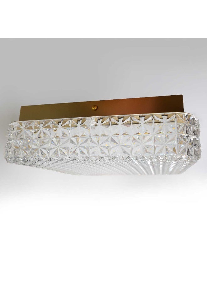 AL SALHIYA LIGHTING LED Acrylic Ceiling Light  18W Acrylic Shade,Iron Base   Size: D28cm x H9cm 4000k - Image 4